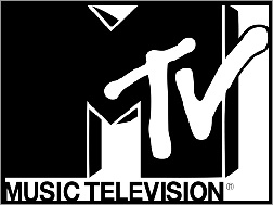 Czarne, Logo, MTV, Biało